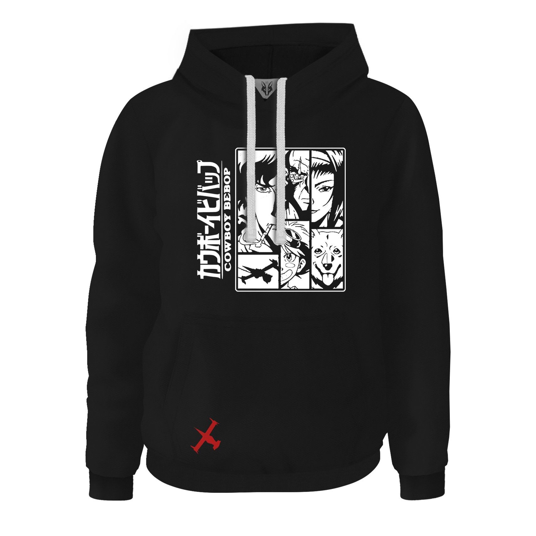 Oferta Hoodie Negro Cowboy Bebop Personajes Talla L
